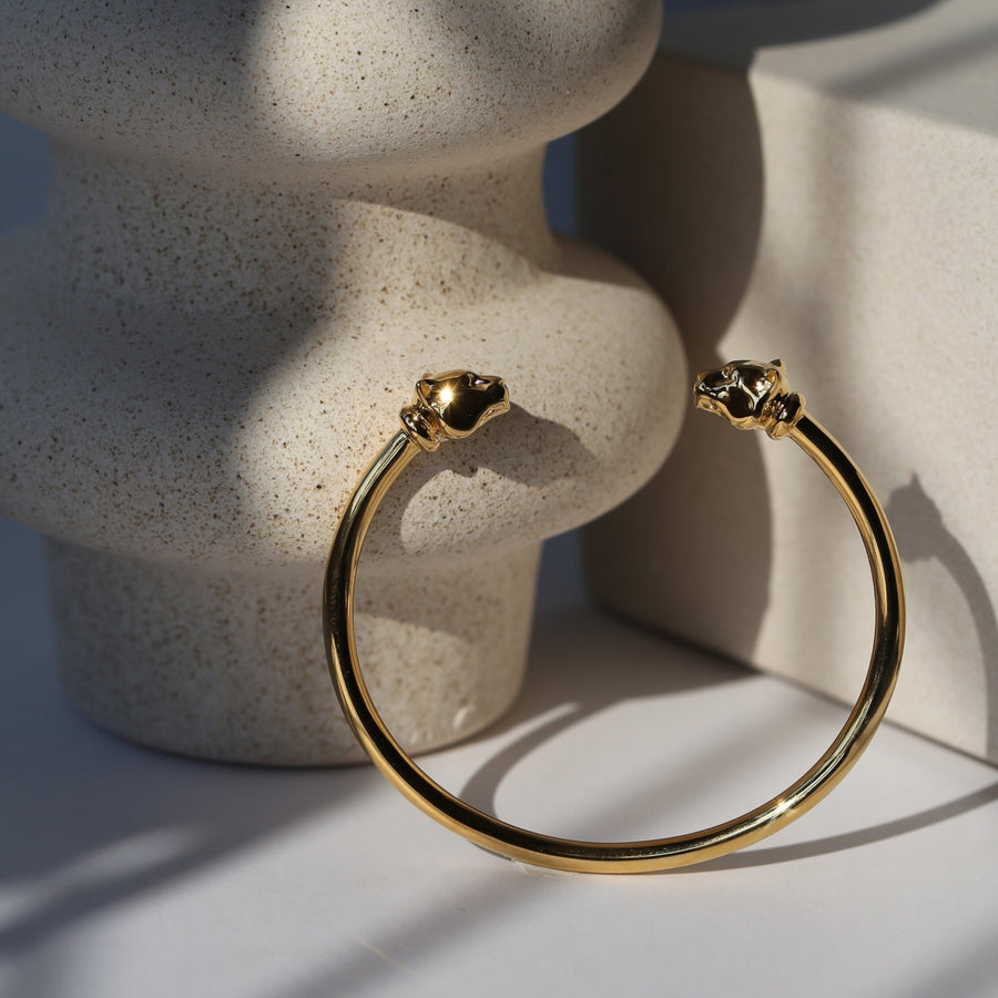 Shop our best-selling Leopard Bangle, as seen on The Sunday Times, Vogue, Bazaar etc. Perfect everday staple, that will last you forever. Designed in London.