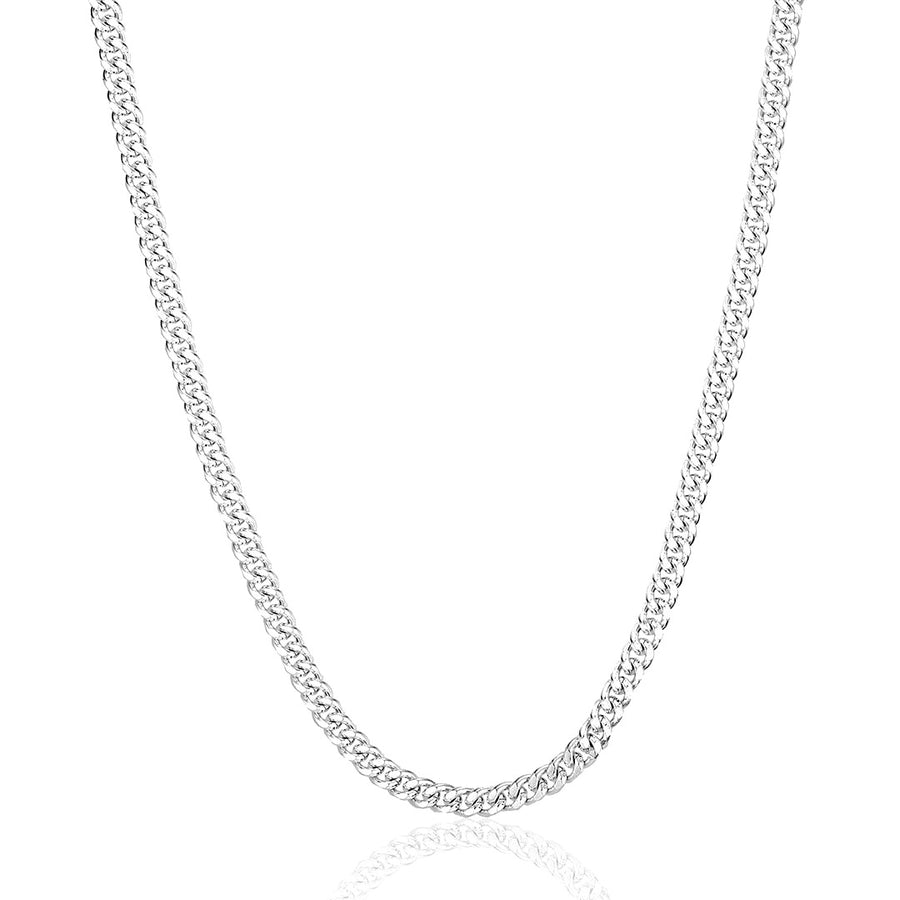 Paris Silver Chain Necklace